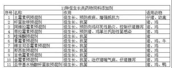 距離禁抗僅剩2個月，11種飼料添加劑將完全停用