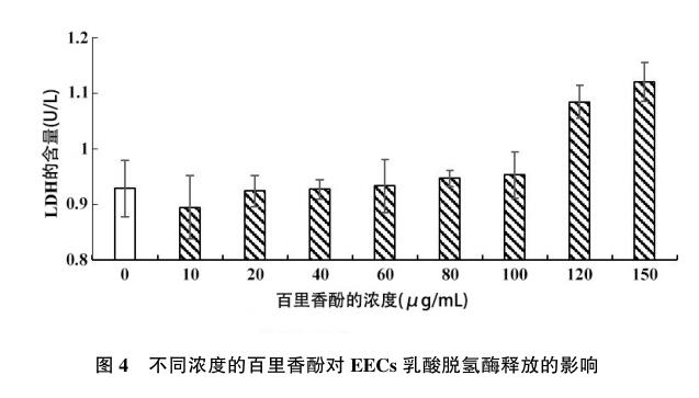 百里香酚對山羊子宮內膜上皮細胞的體外毒活性研究4